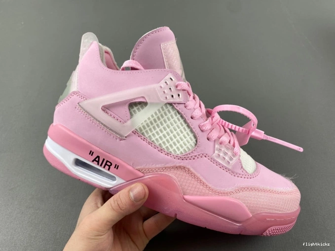 OFF-WHITE PINK 4 X JORDAN 0803